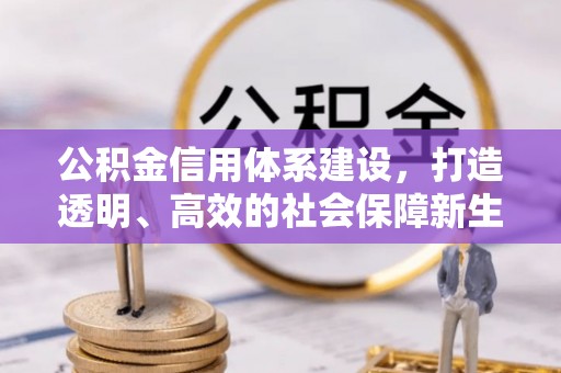 恒春公积金信用体系建设，打造透明、高效的社会保障新生态